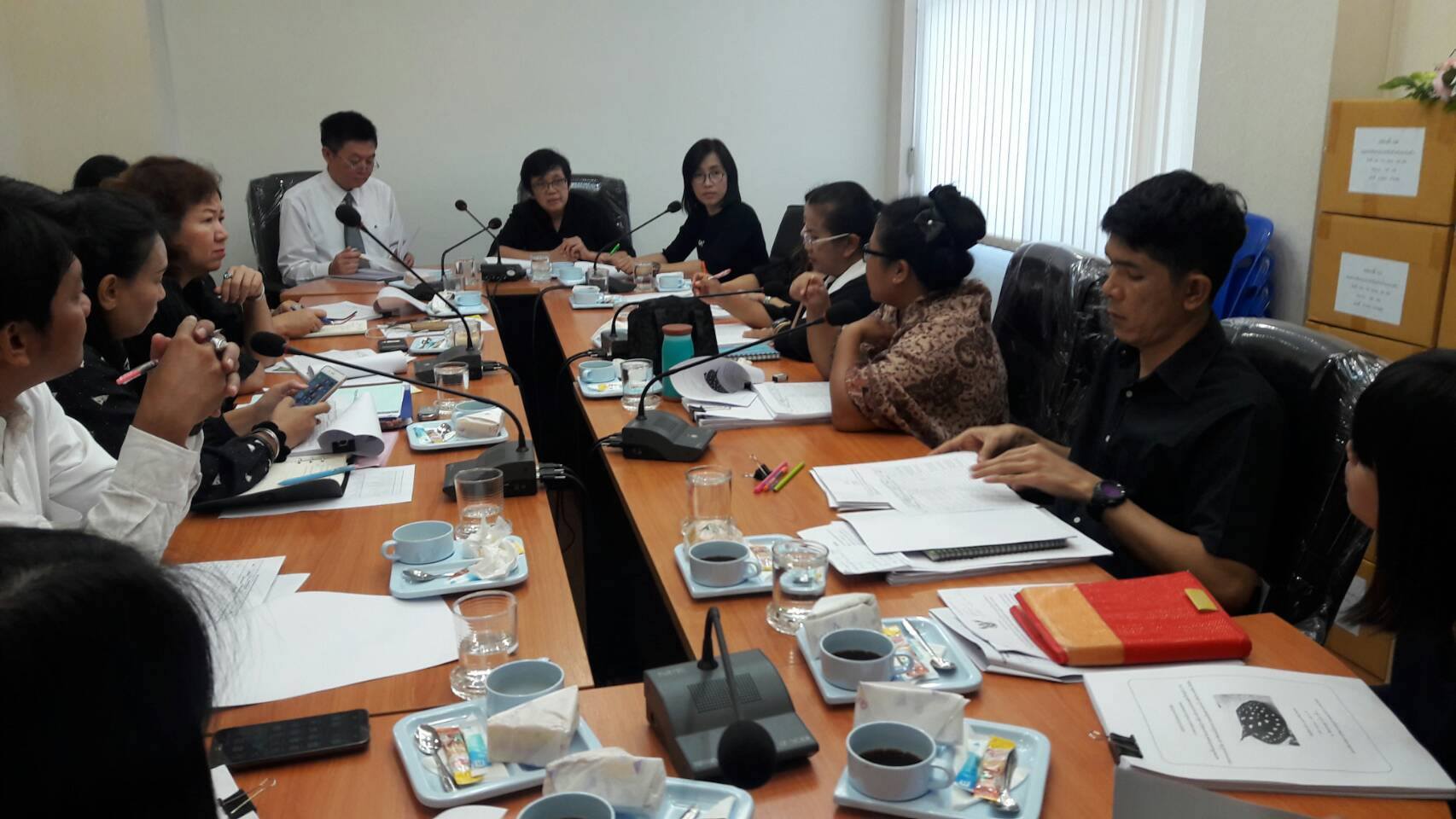 การประชุมการตรวจสอบการแจ้งการค..ชมภาพ