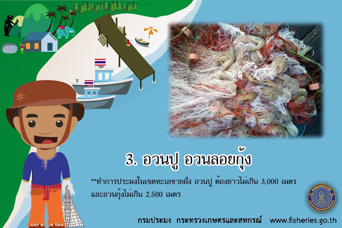 ประกาศปิดอ่าวไทย ปี2561 ..ชมภาพ