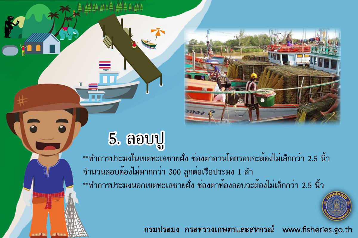 ประกาศปิดอ่าวไทย ปี2561 ..ชมภาพ