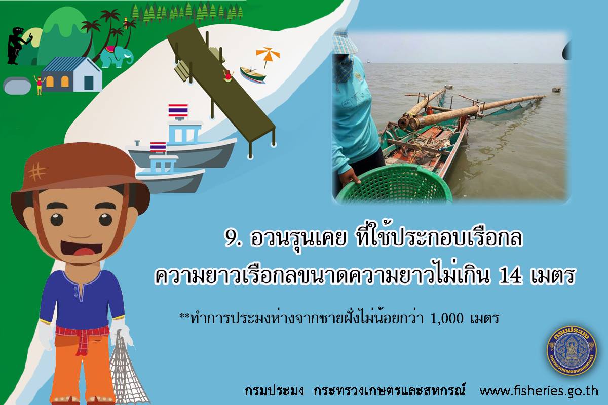 ประกาศปิดอ่าวไทย ปี2561 ..ชมภาพ