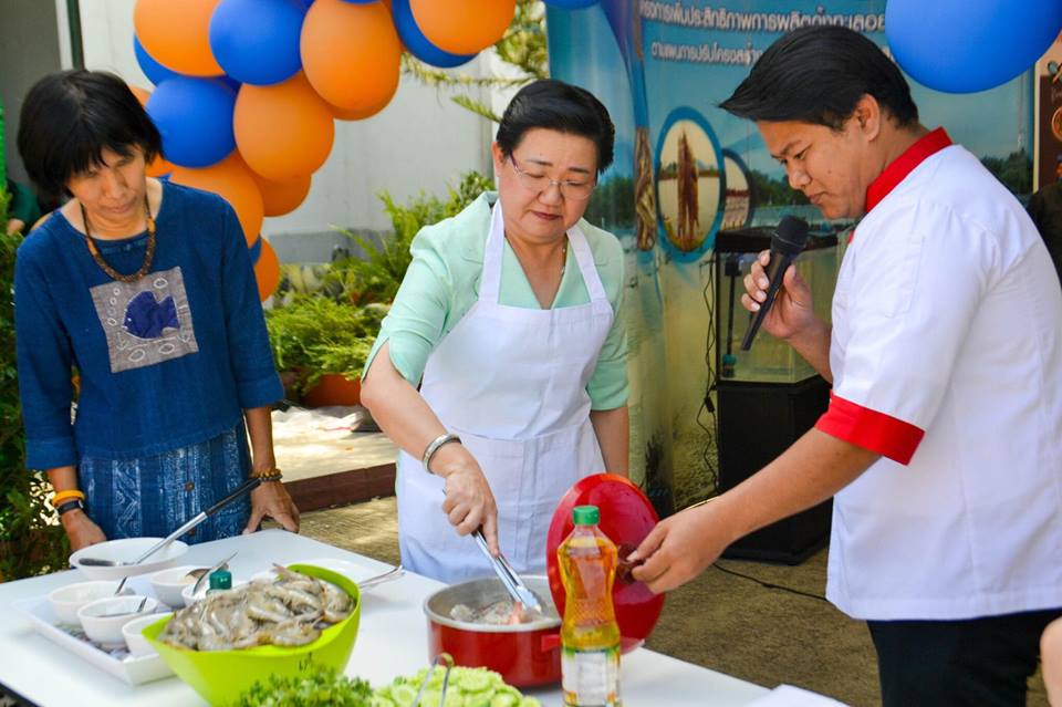 กรมประมงเปิดงานShrimp Fair ก..ชมภาพ