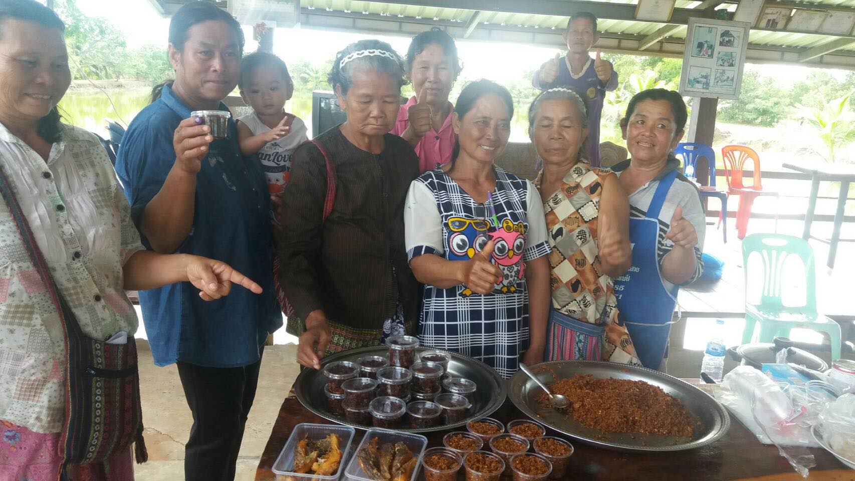 ดำเนินการจัดฝึกเกษตรกร โครงการ..ชมภาพ