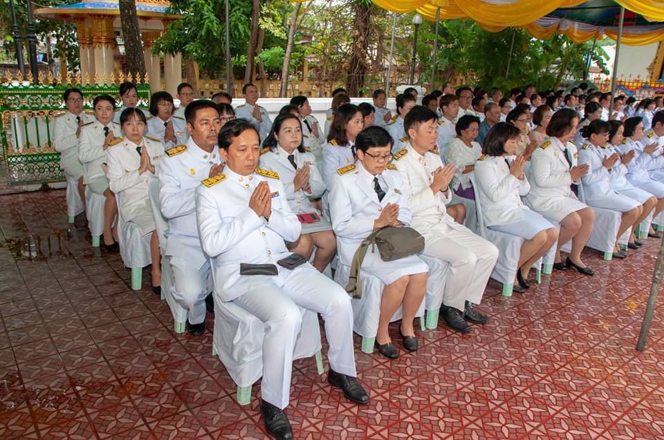 กรมประมงเข้าร่วมพิธีถวายผ้าพระ..ชมภาพ