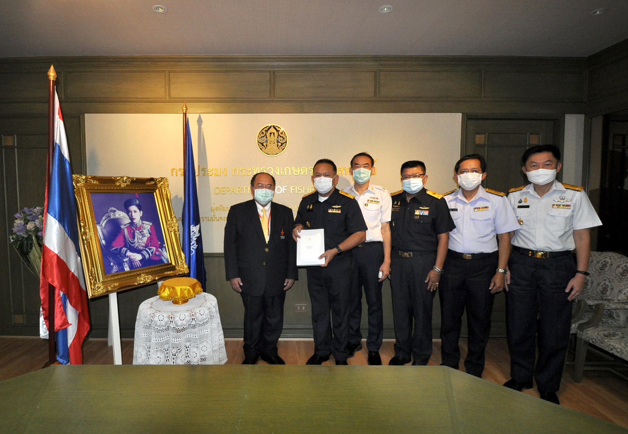 อัญเชิญ ส.ค.ส. พระราชทาน 2564 ..ชมภาพ