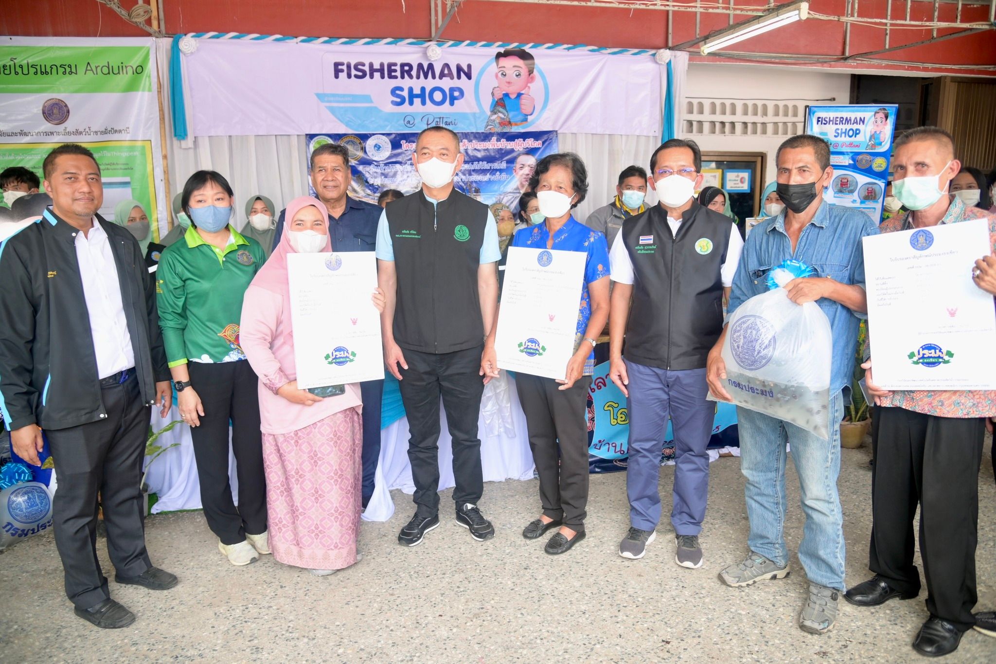 ลงพื้นที่ตรวจราชการจังหวัดปัตต..ชมภาพ