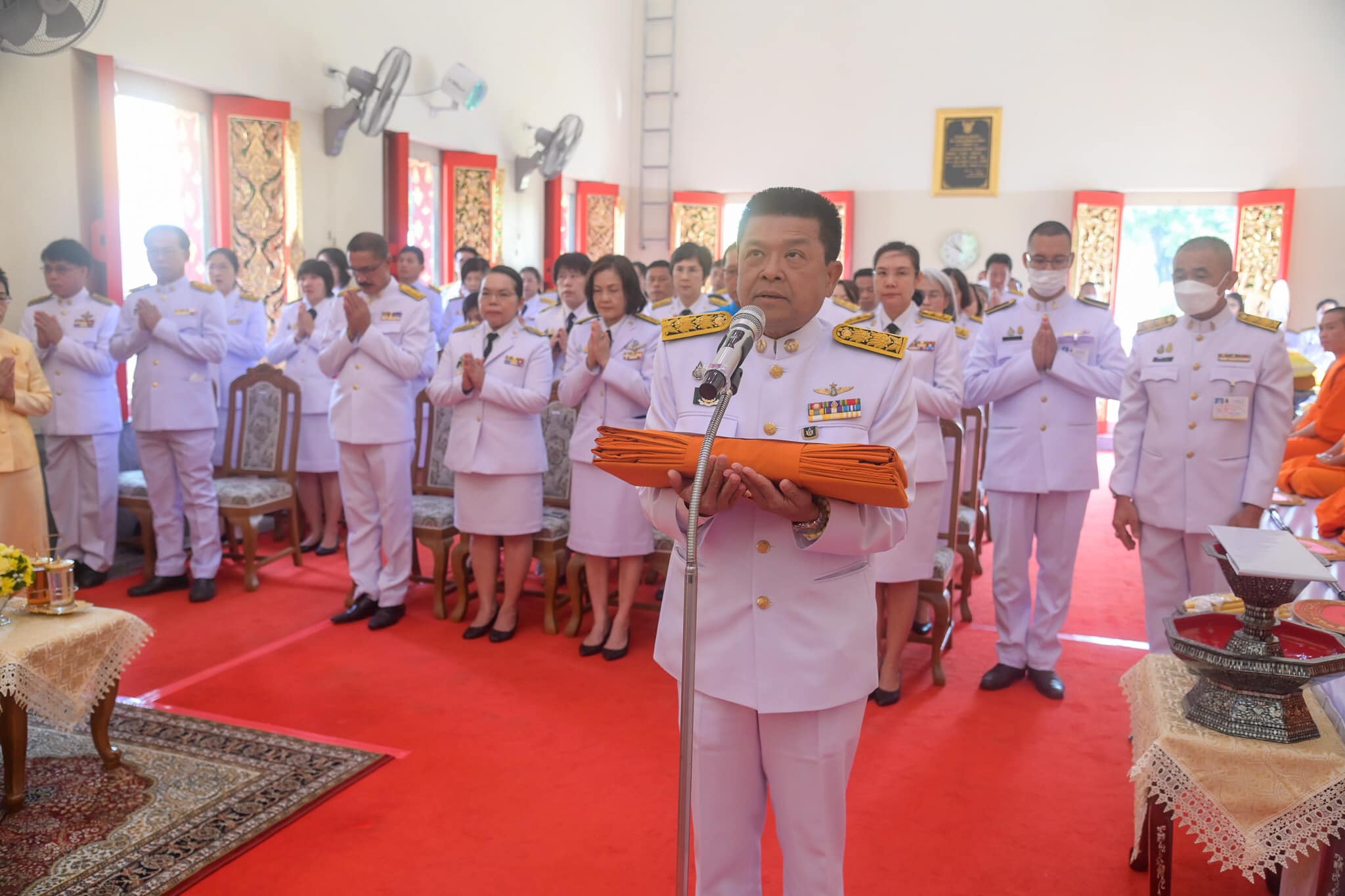 พิธีถวายผ้าพระกฐินพระราชทานของ..ชมภาพ