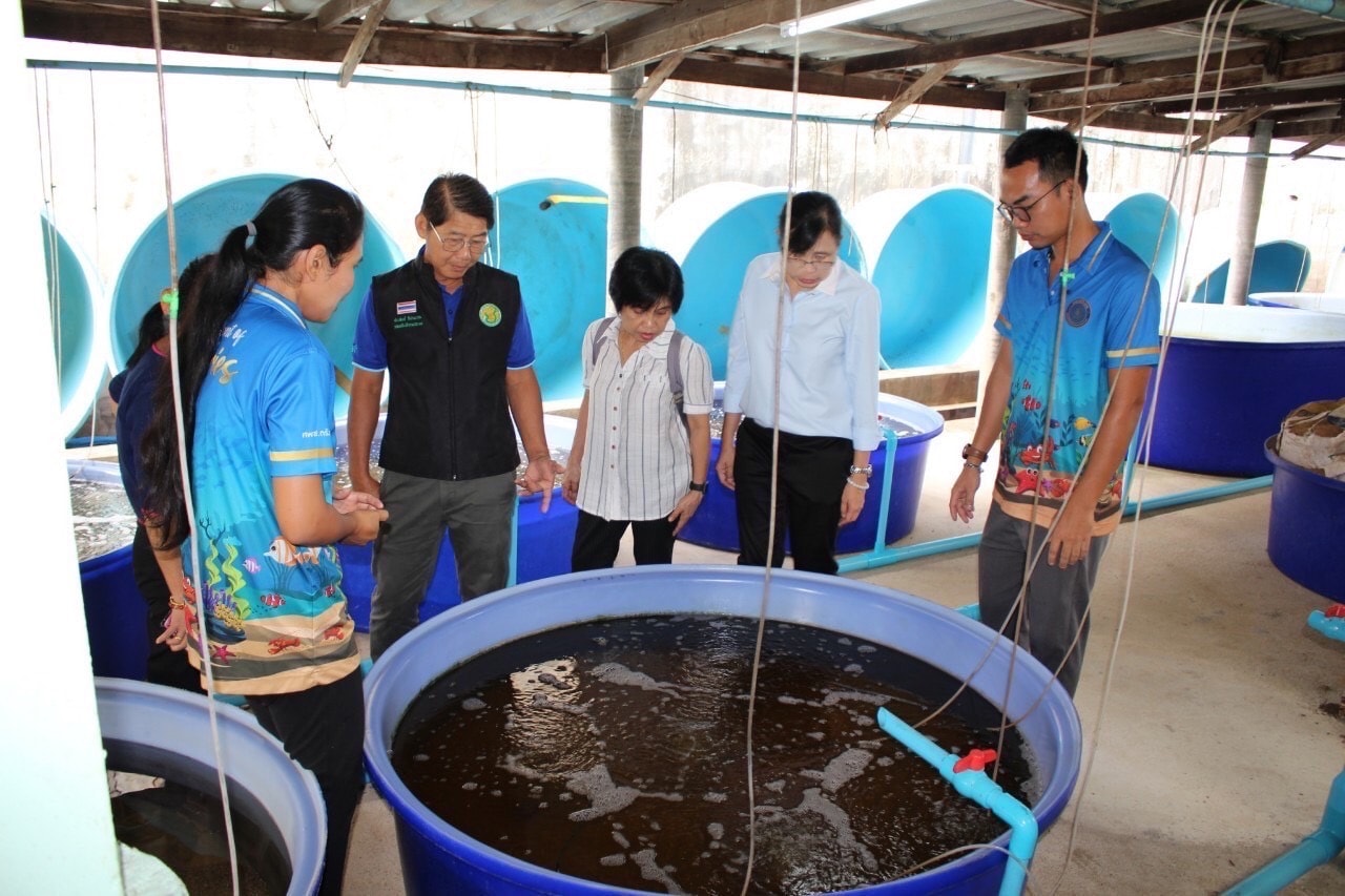 ณ ศูนย์วิจัยและพัฒนาการเพาะเลี..ชมภาพ