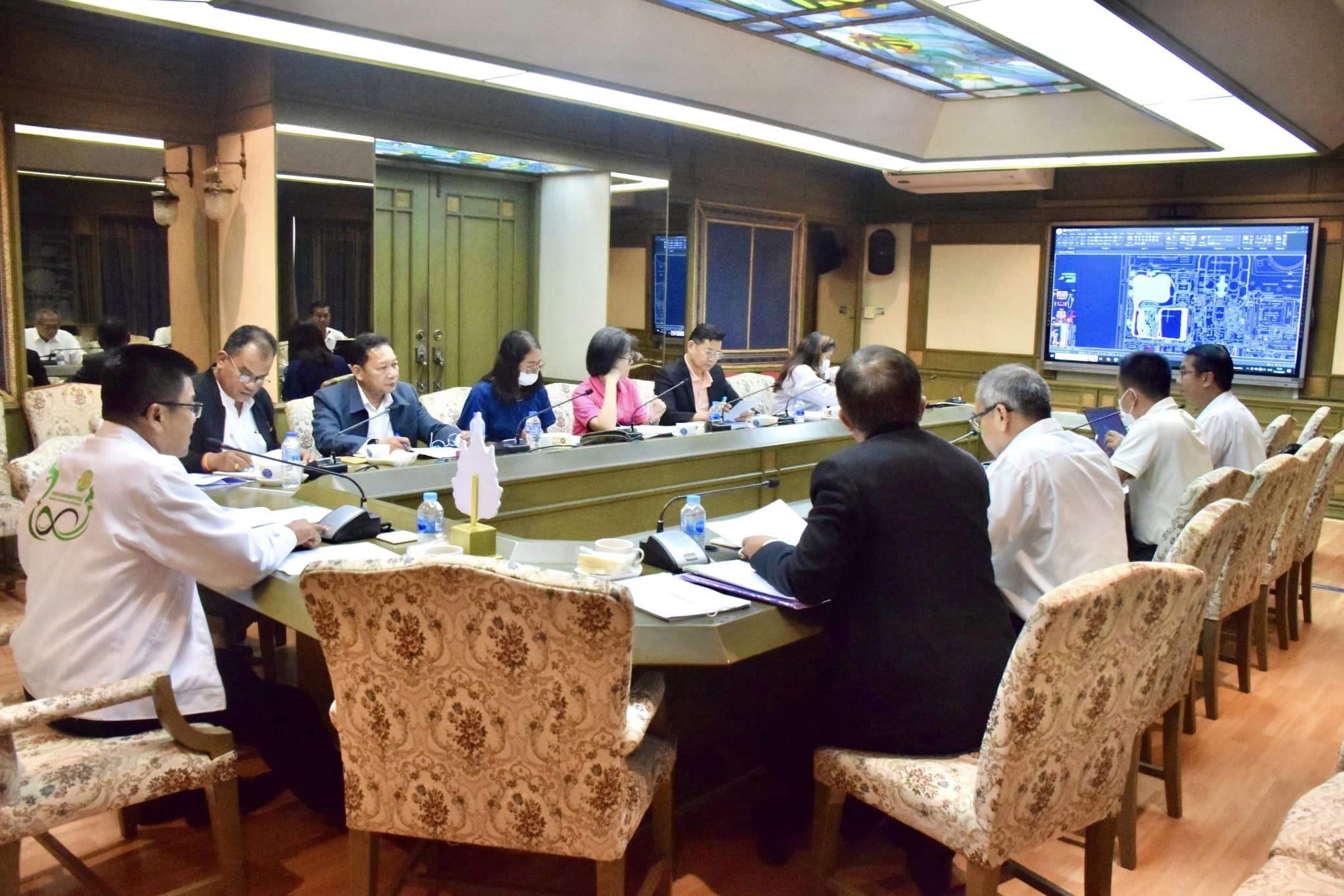 การประชุมความคืบหน้าการปรับปรุ..ชมภาพ