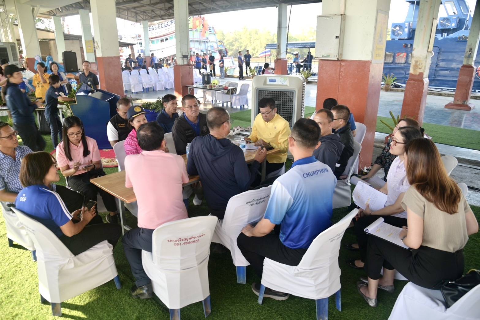 ลงพื้นที่ตรวจเยี่ยมการเตรียมคว..ชมภาพ