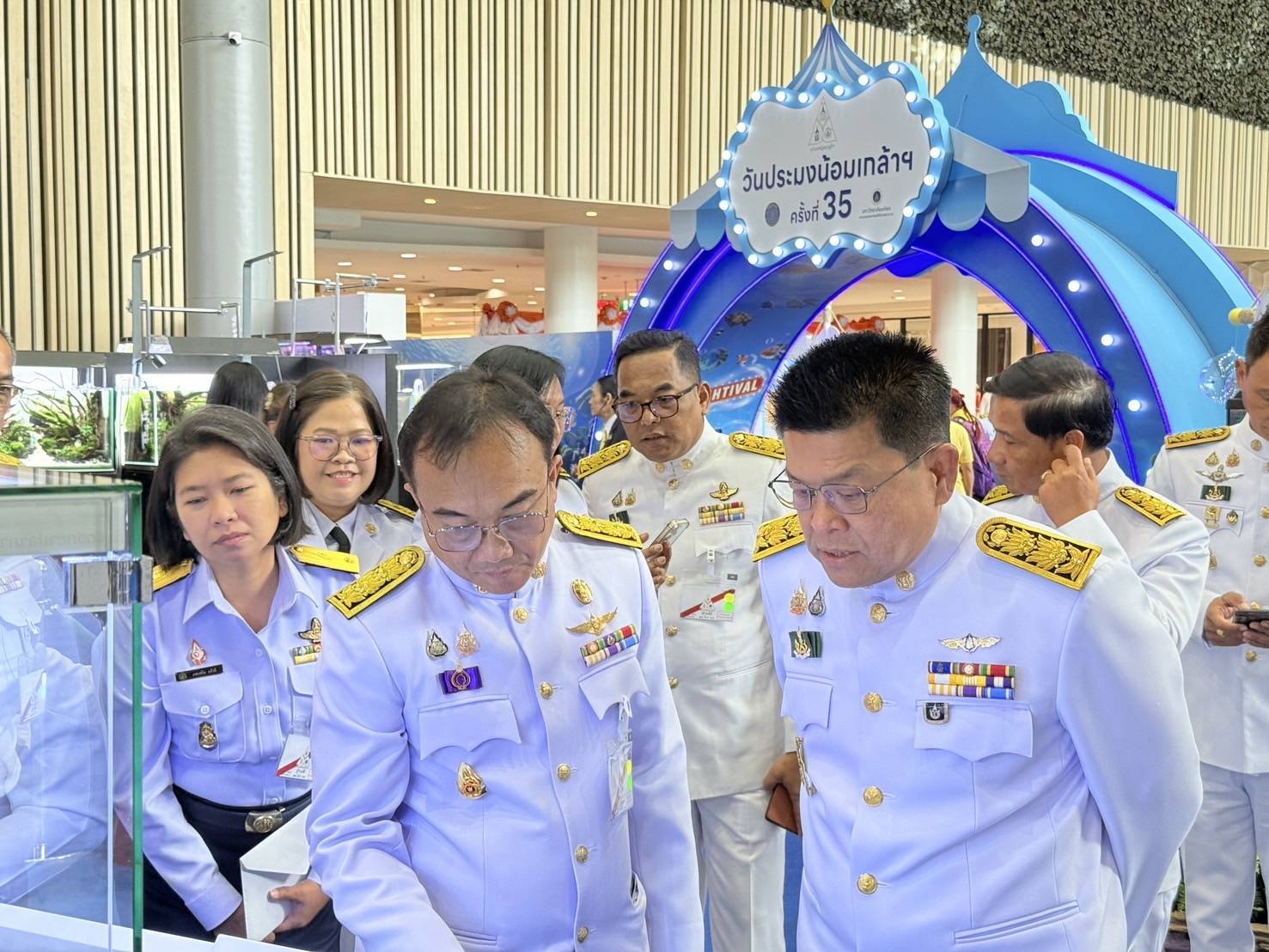 เตรียมความพร้อมในการรับเสด็จฯ..ชมภาพ