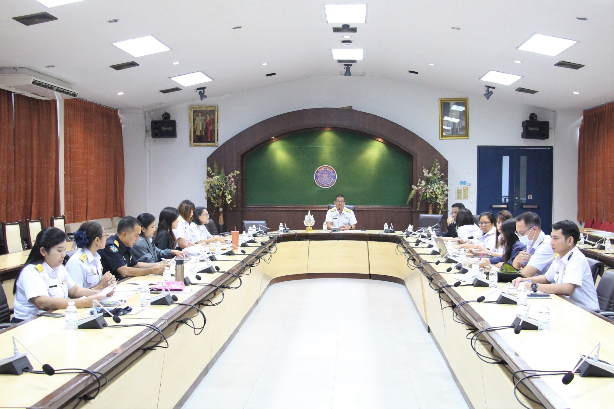 การประชุมติดตามความก้าวหน้าการ
