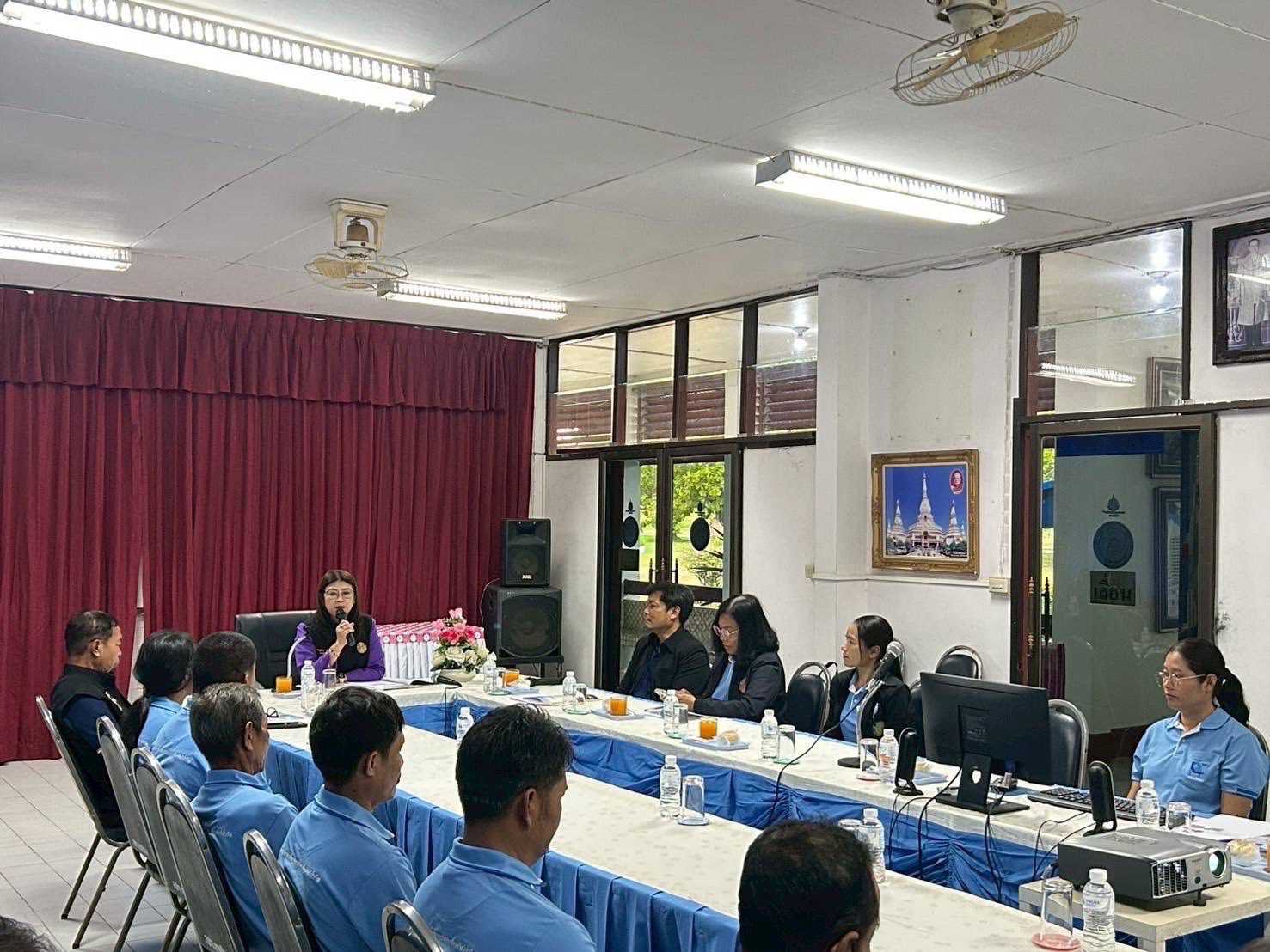ลงพื้นที่ตรวจเยี่ยมและติดตามกา