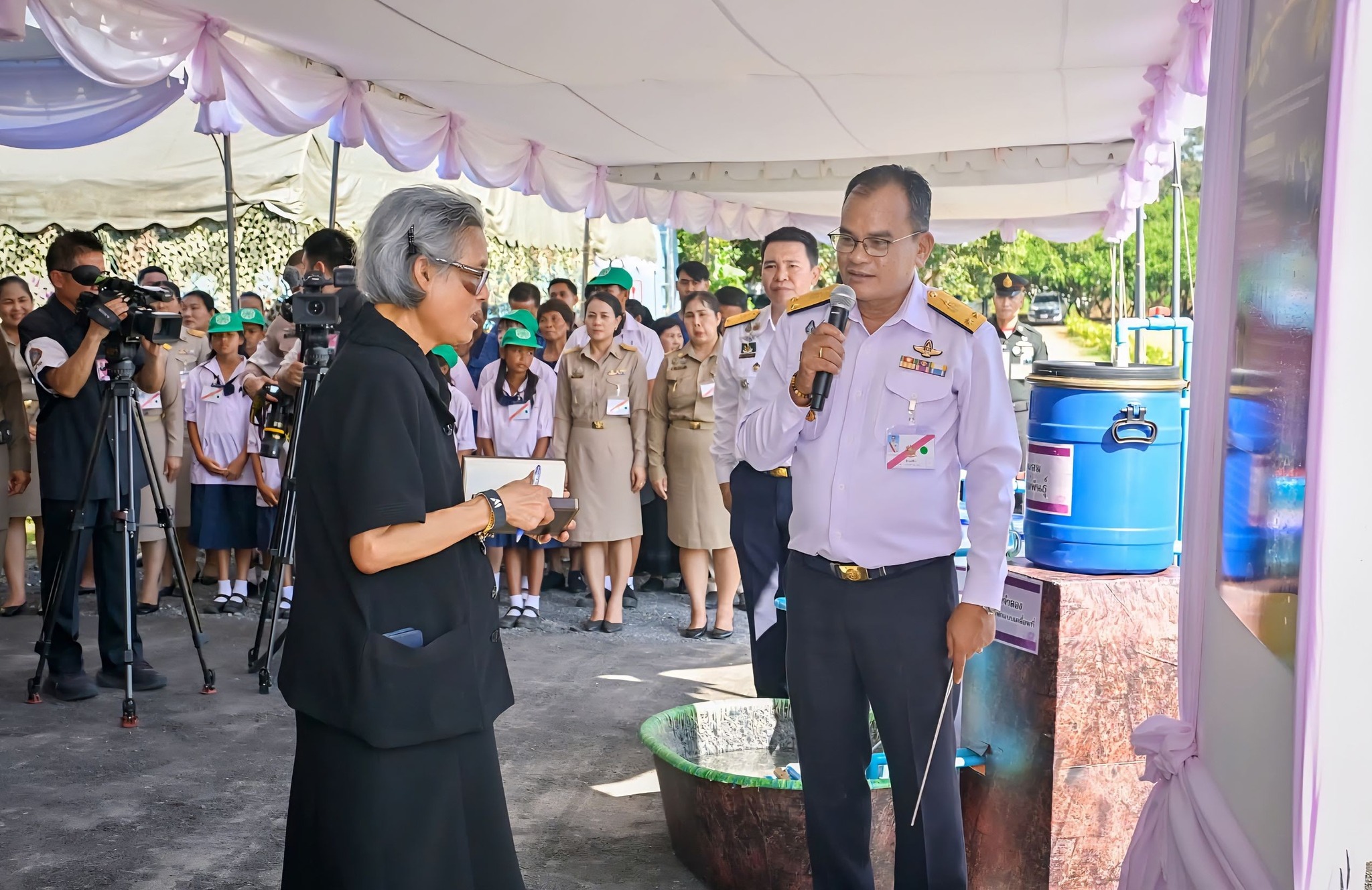 ณ แปลงสาธิตการเกษตร โรงเรียนนา..ชมภาพ