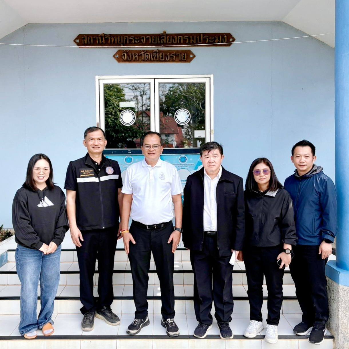 ลงพื้นที่ตรวจเยี่ยมและให้กำลัง