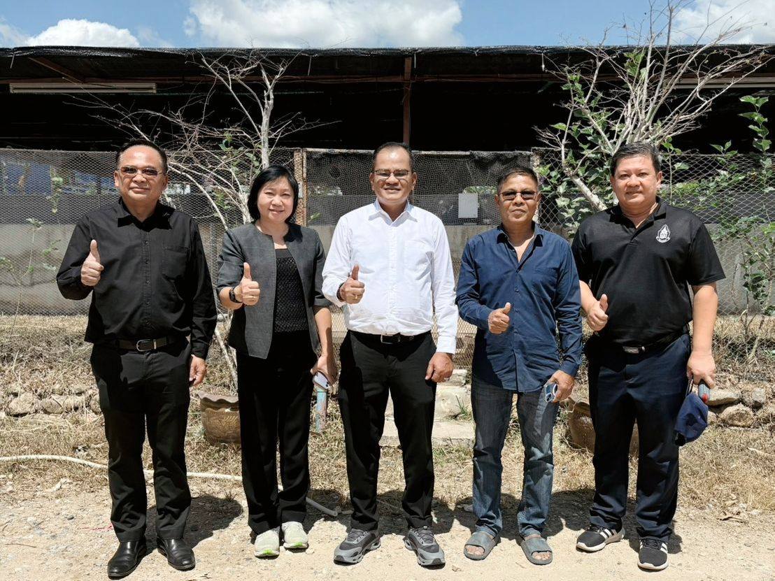  ลงพื้นที่ตรวจเยี่ยมฟาร์มเกษตร