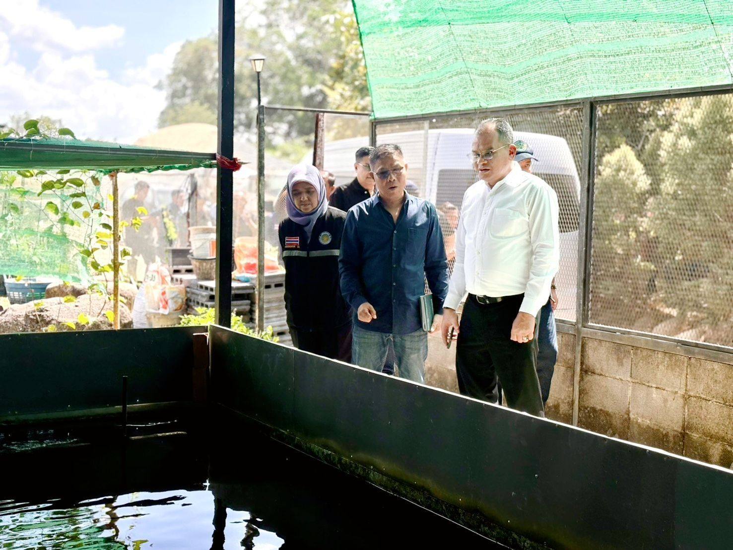  ลงพื้นที่ตรวจเยี่ยมฟาร์มเกษตร..ชมภาพ