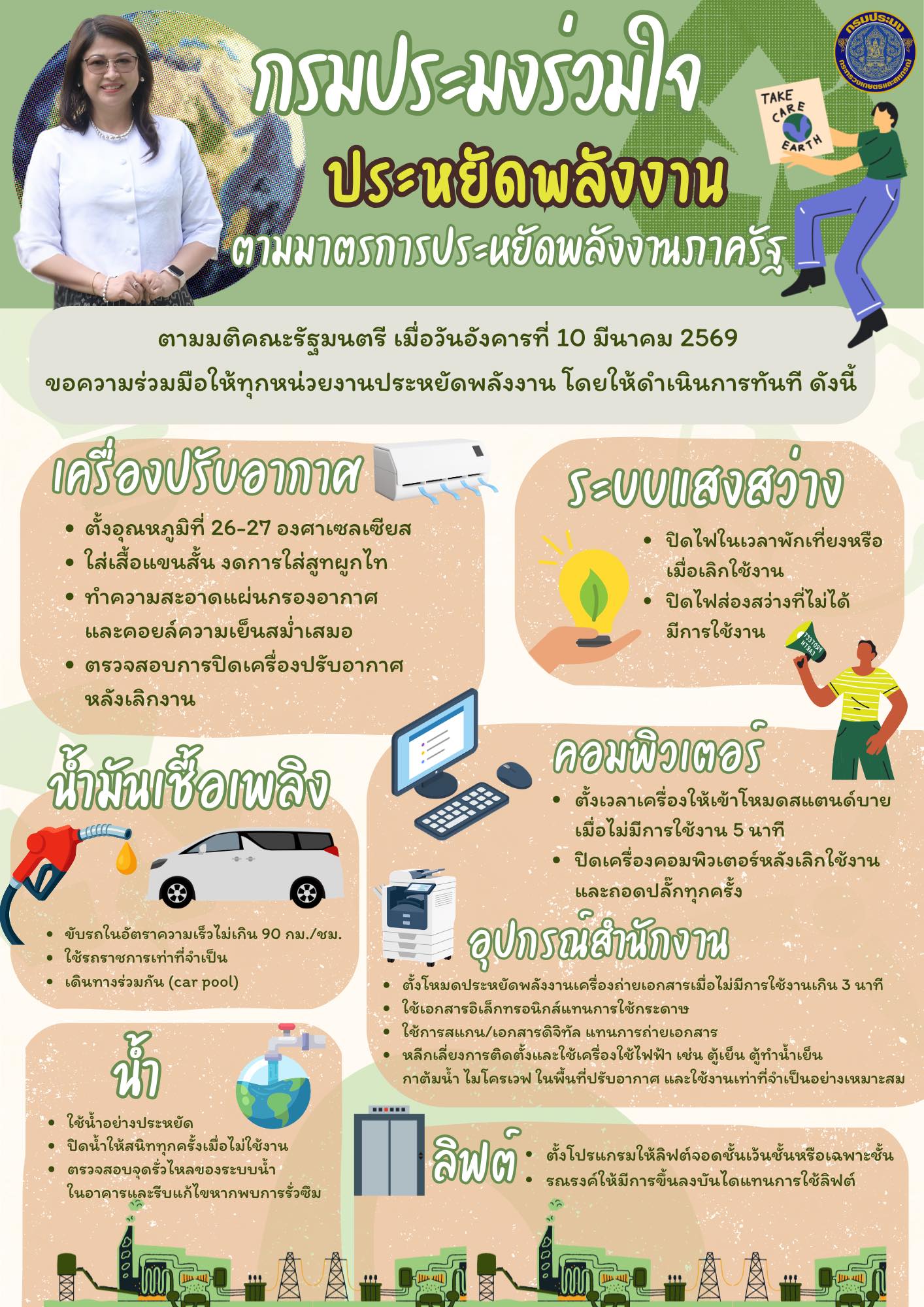 กรมประมงร่วมใจประหยัดพลังงาน ตามมาต..อ่านต่อ