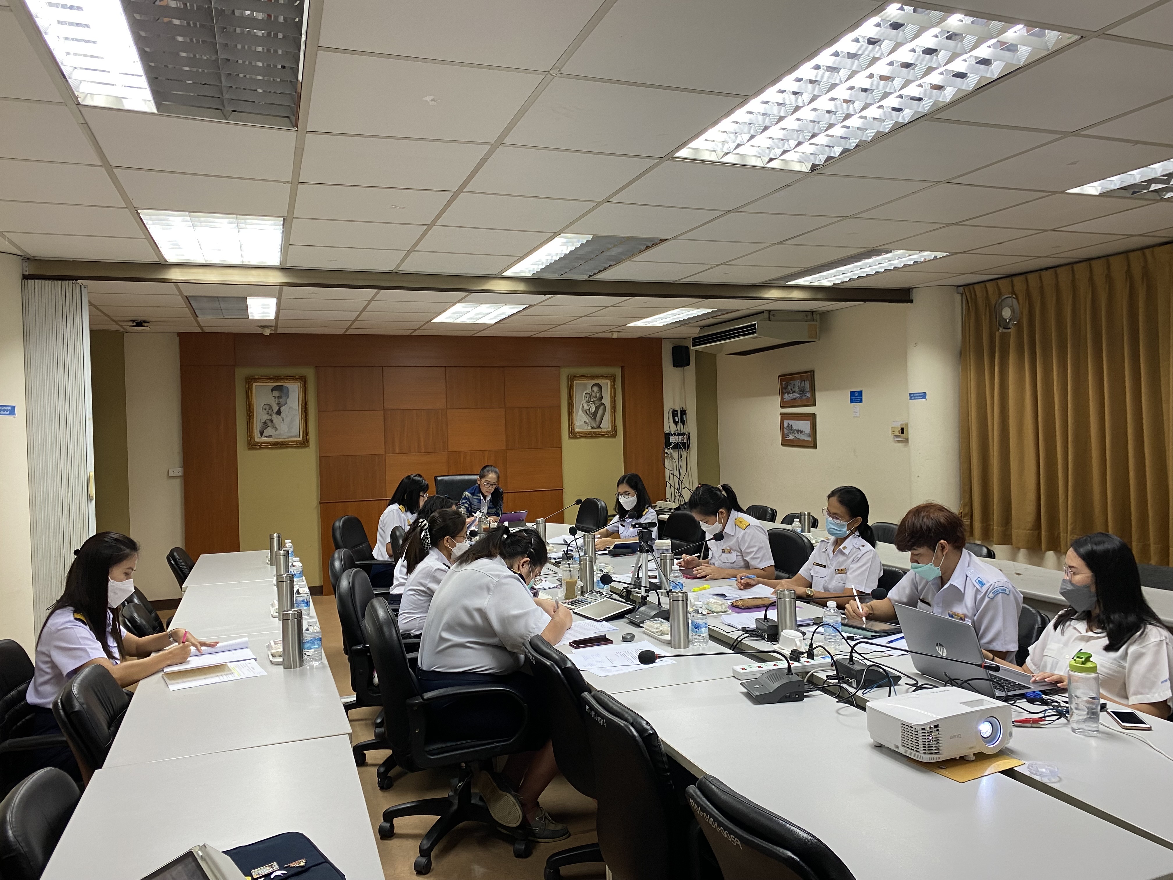การประชุมกองวิจัยและพัฒนาการเพาะเลี้ยงสัตว์น้ำชายฝั่ง ประจำเดือนพฤศจิกายน 2565 ครั้งที่ 2 ประจำปีงบประมาณ 2566 