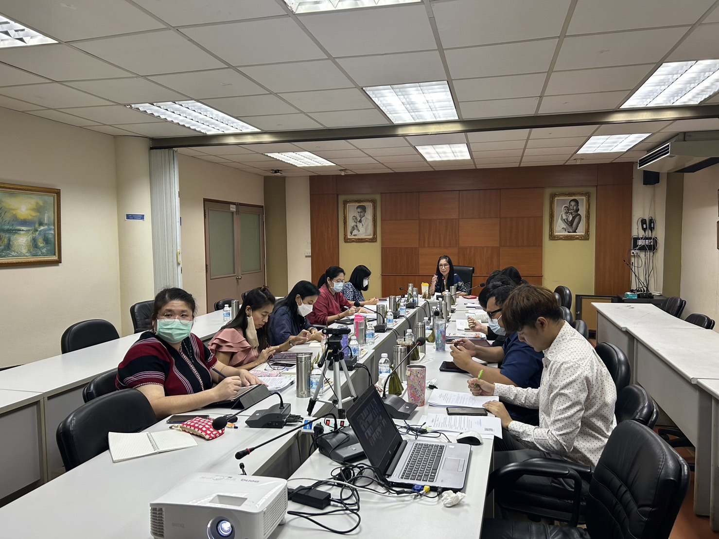 การประชุมกองวิจัยและพัฒนาการเพาะเลี้ยงสัตว์น้ำชายฝั่ง ประจำเดือนมกราคม 2566 ครั้งที่ 4 ประจำปีงบประมาณ 2566 
