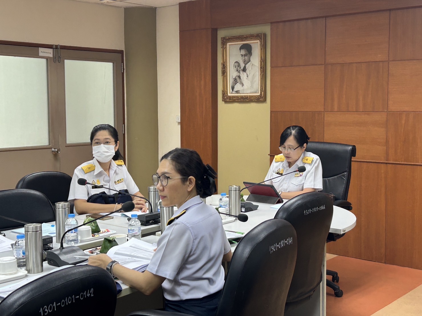 การประชุมกองวิจัยและพัฒนาการเพาะเลี้ยงสัตว์น้ำชายฝั่ง ประจำเดือนตุลาคม 2566 ครั้งที่ 1 ประจำปีงบประมาณ 2567