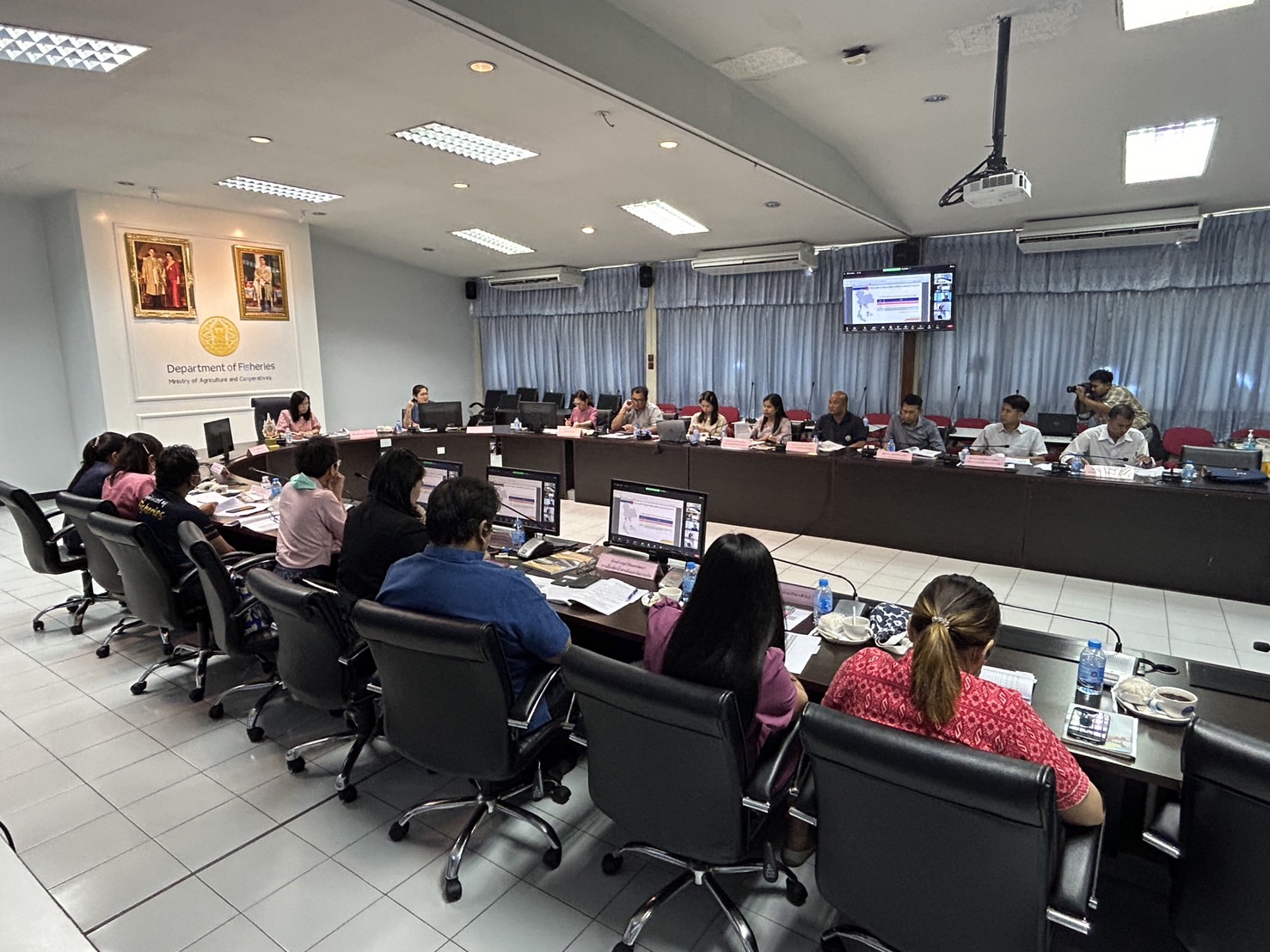 การประชุมกองวิจัยและพัฒนาการเพาะเลี้ยงสัตว์น้ำชายฝั่ง ประจำเดือนมกราคม 2567 ครั้งที่ 4 ประจำปีงบประมาณ 2567