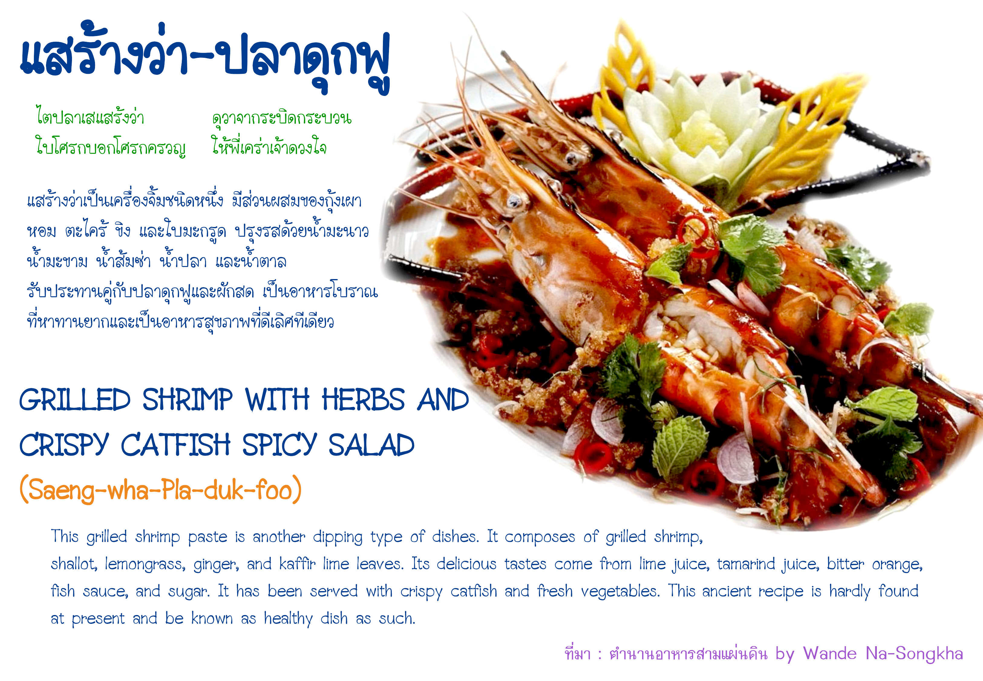 แหล่งโปรตีนทางเลือก...กับเมนูคู่ไทยมาอย่างช้านาน 