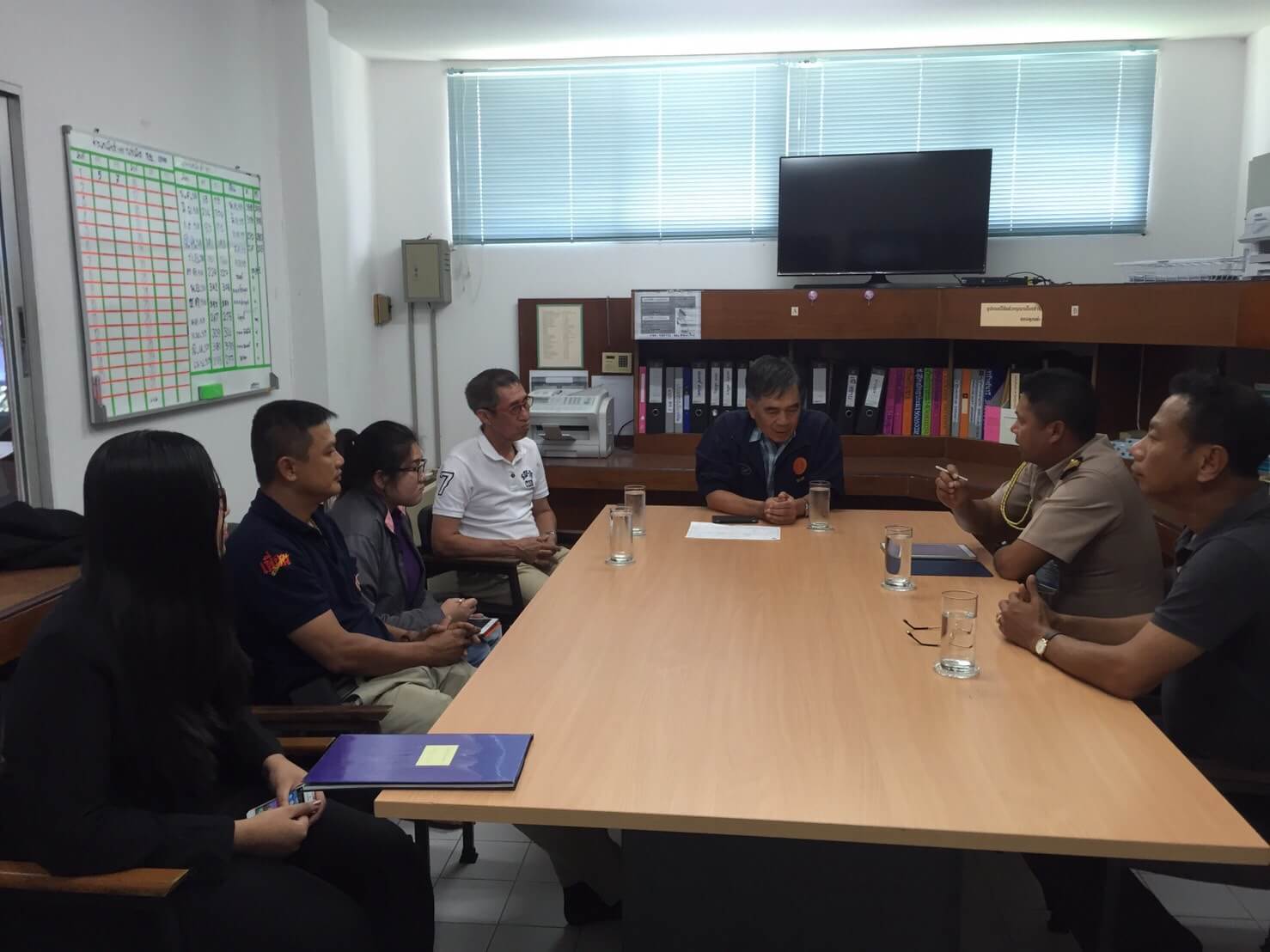 ผู้อำนวยการกองบริหารจัดการเรือประมงและการทำการประมงเข้าตรวจเยี่ยมศูนย์..คลิก