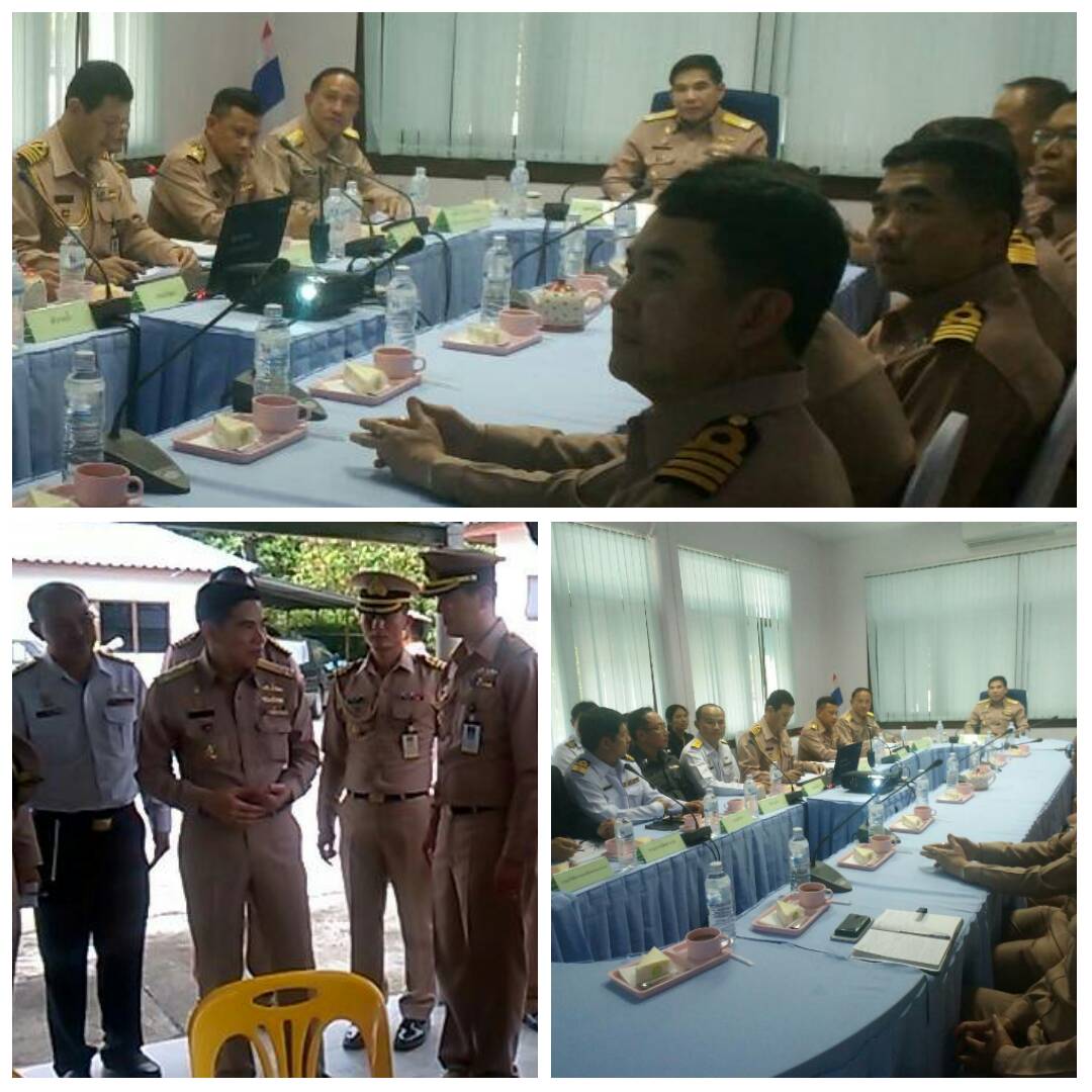 วันที่ 23 พ.ย 59 ท่านพลเรือเอก ลือชัย รุดดิษฐ์ เสนาธิการทหารเรือพร้อมคณะนายทหารผู้ติดตาม และนายทหารจาก กองทัพเรือภาค 2 เข้าเยี่ยมชมการปฏิบัติงาน อาคารทำการ และจุดตรวจเรือ ของศูนย์ควบคุมฯ เขต 2 สงขลา พร้อมให้นโยบายในการปฏิบัติ เน้นการทำงานเป็นมืออาชีพ ขั้นตอนการปฏิบัติที่ชัดเจน และซื่อสัตย์สุจริต โดยมีหัวหน้าส่วนราชการในพื้นที่ เจ้าหน้าที่จากหน่วยงานบูรณาการ ให้การต้อนรับ และรับนโยบาย..คลิก