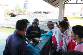 ต้อนรับคณะศึกษาดูงาน: เกษตรกรโครงการประมงอาสา จังหวัดปัตตานี