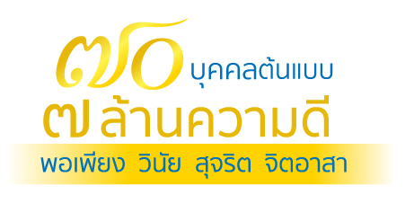 ขอเชิญชวนร่วมค้นหา ๗๐ บุคคลต้นแบบ ๗ ล้านความดี
