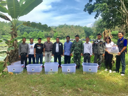 ปล่อยพันธุ์สัตว์น้ำ โครงการ 