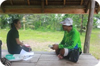 สำรวจข้อมูลชาวประมง (ตกกุ้งก้ามกราม)