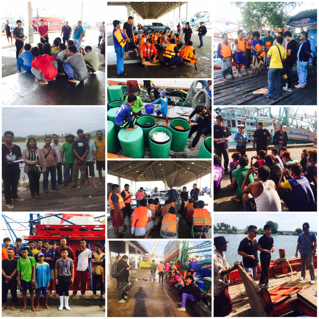 ประมวลภาพกิจกรรมการตรวจเรือ ณ ท่าเทียบเรือ ของศูนย์ควบคุมการแจ้งเข้า-ออกเรือประมงนราธิวาส ประจำปี เดือนพฤษภาคม 2560..คลิก