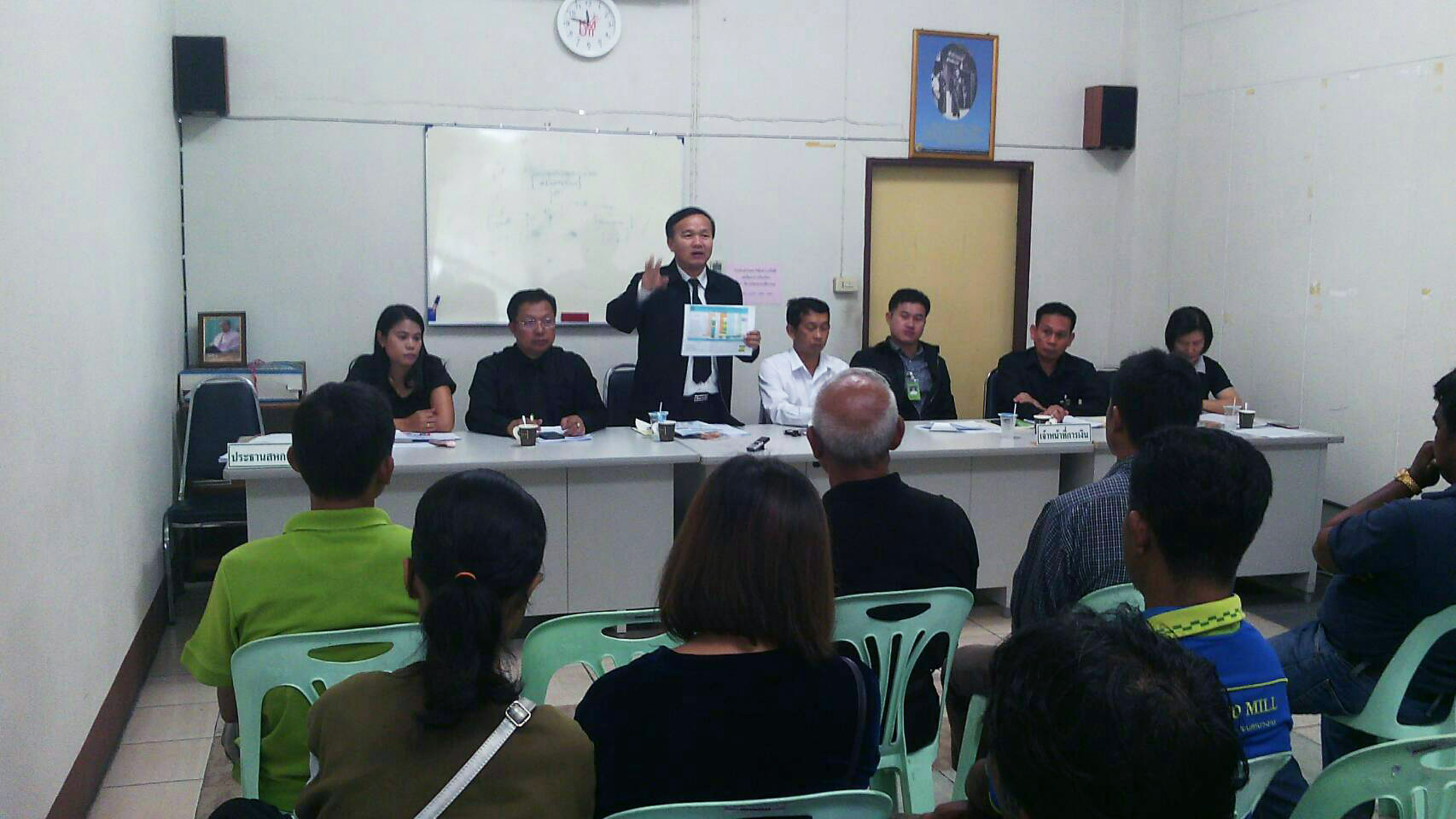 ประชุมหารือกับเกษตรกรในสหกรณ์ผู้เลี้ยงกุ้งลุ่มน้ำสามร้อยยอด - ปราณบุรี จำกัด จังหวัดประจวบคีรีขันธ์