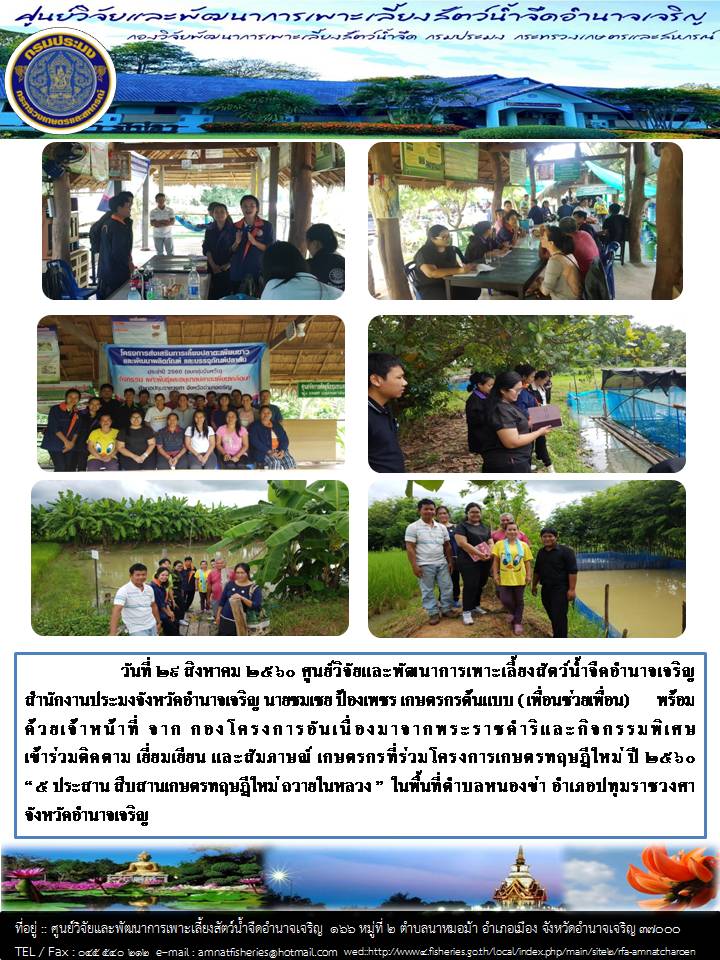 ข่าวประชาสัมพันธุ์ ประจำเดือน สิงหาคม  2560 ฉบับที่ 2..คลิก