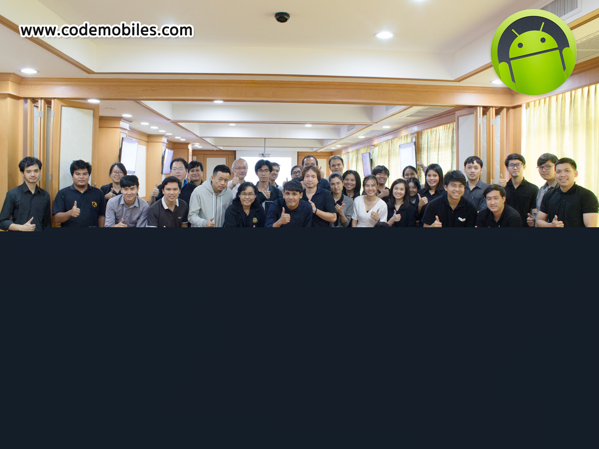 อบรมหลักสูตร Core Android Programming..คลิก