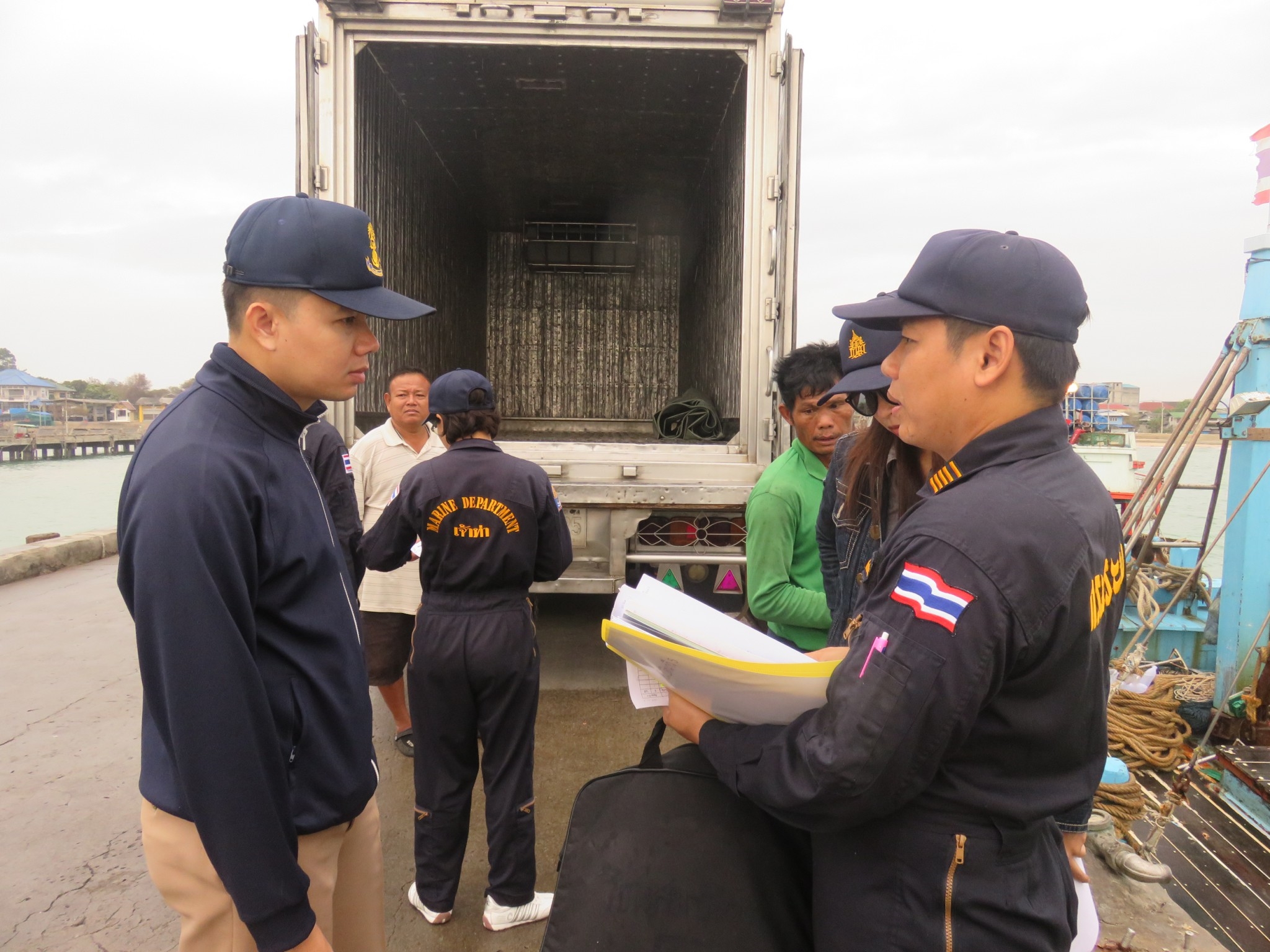 การตรวจเรือของศูนย์pi-poประจวบคีรีขันธ์..คลิก