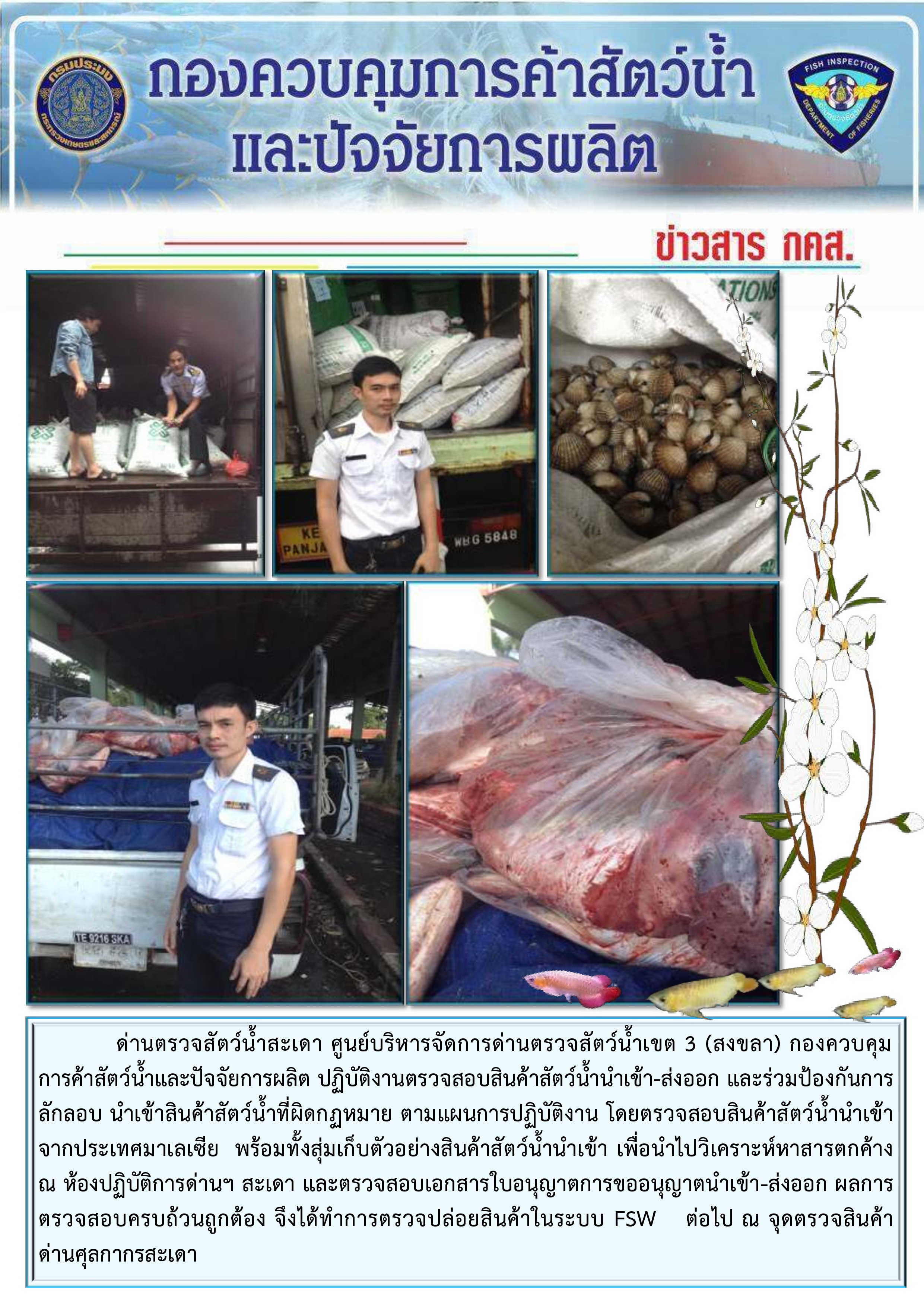 ข่าวสาร กคส. ประจำวันจันทร์ที่ 8 มกราคม 2561..คลิก