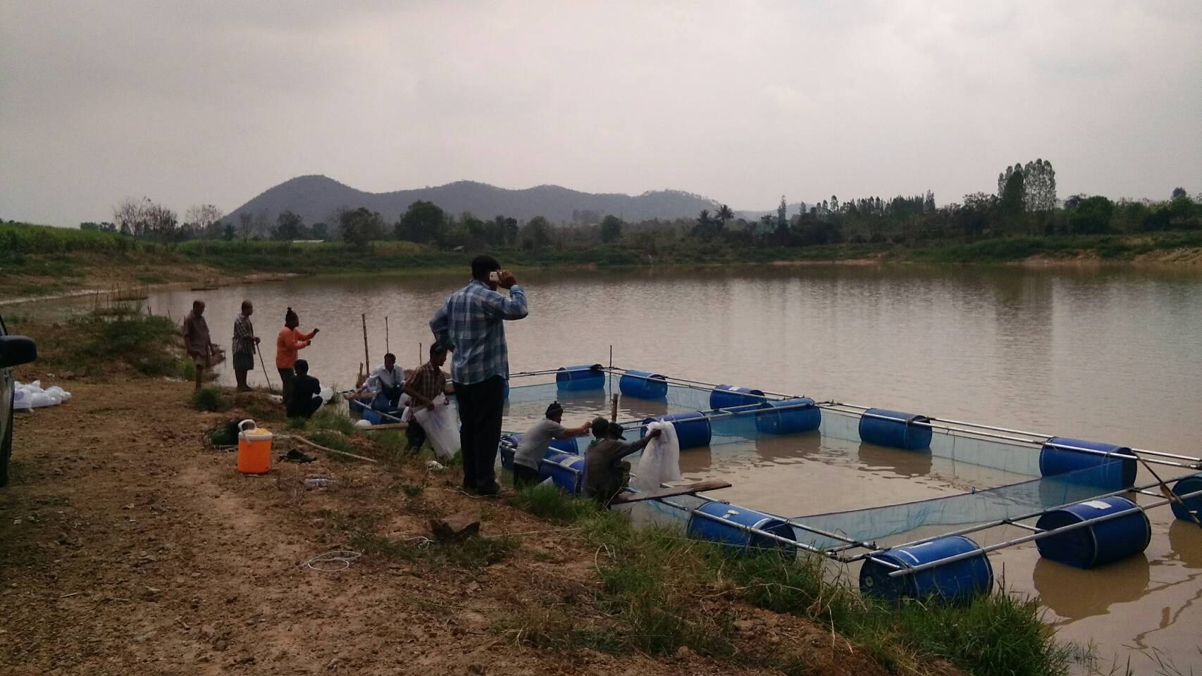 ร่วมปล่อยพันธุ์ปลาในกระชัง ภายใต้โครงการธนาคารผลผลิตการเกษตรด้านประมง..คลิก