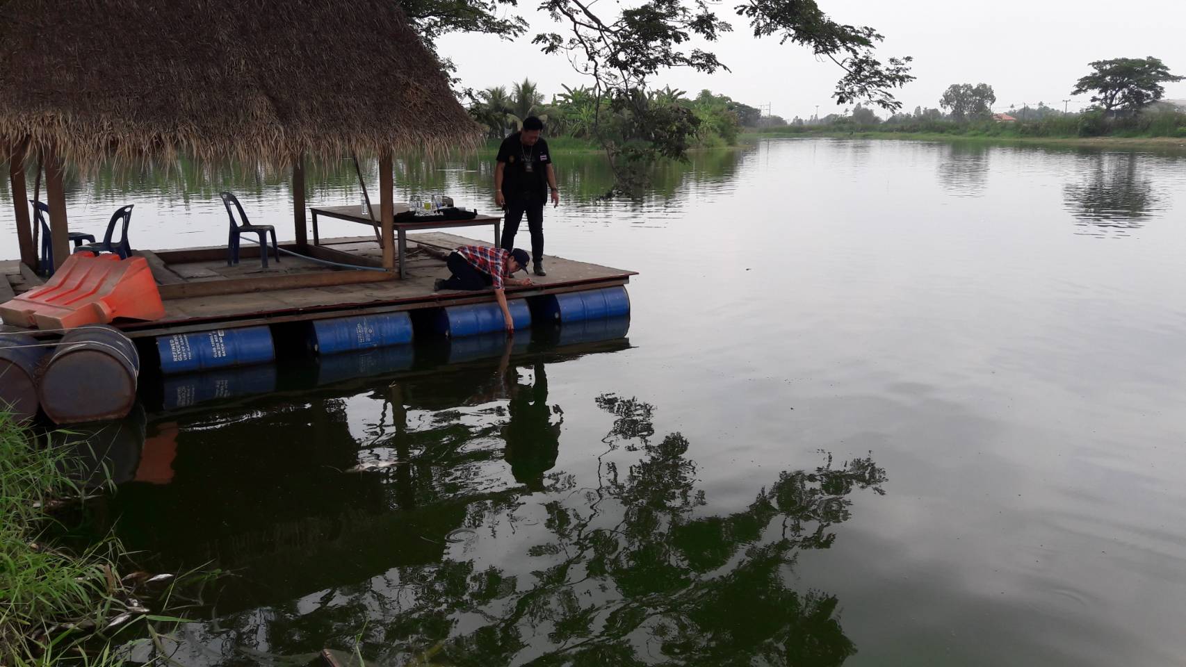 ตรวจน้ำเสียปลาตาย ตำบลดอนกระเบื้อง อำเภอบ้านโป่ง จังหวัดราชบุรี..คลิก