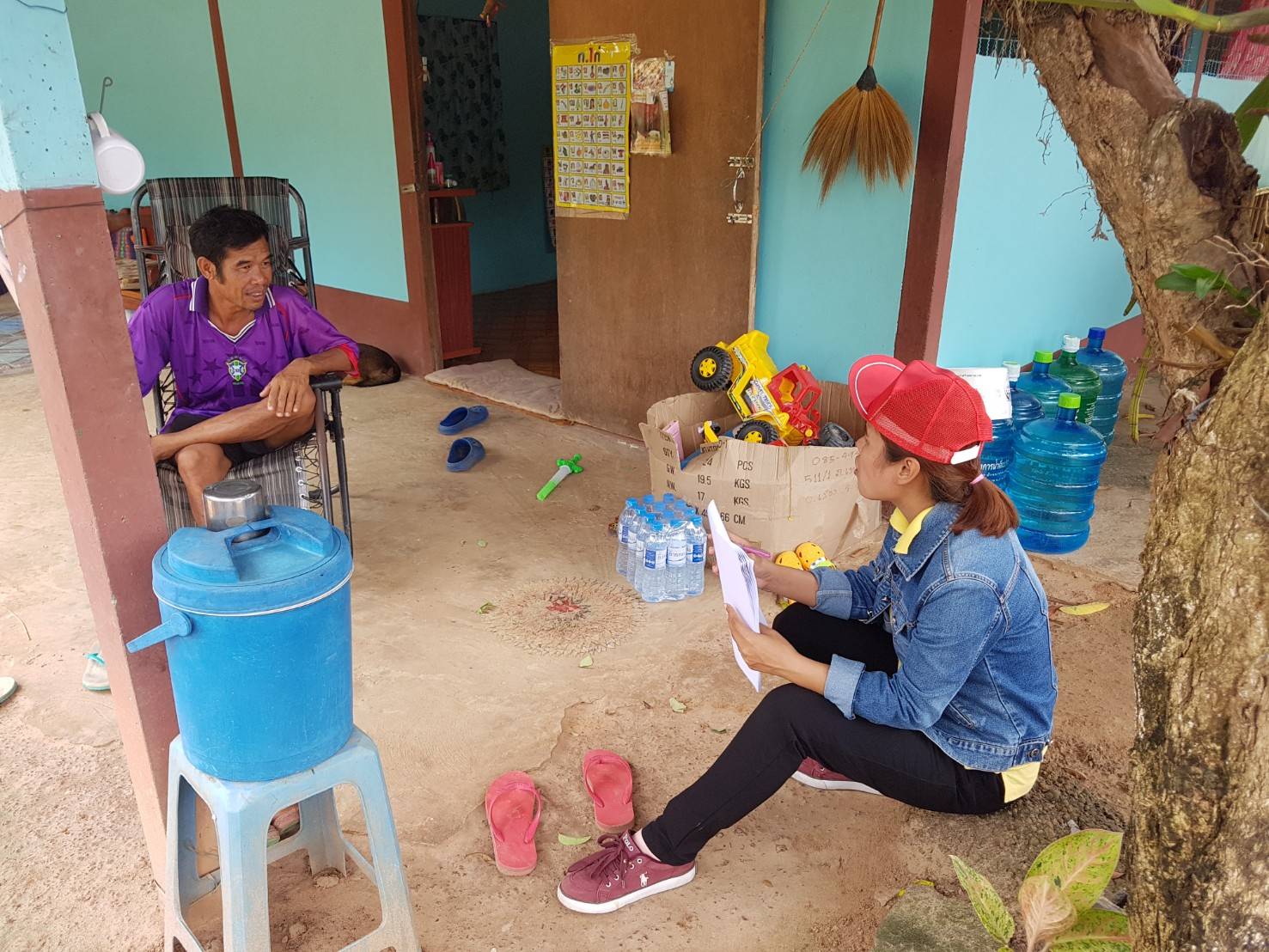 ร่วมลงพื้นที่สัมภาษณ์ความพึงพอใจและการมีส่วนร่วมของชุมชน