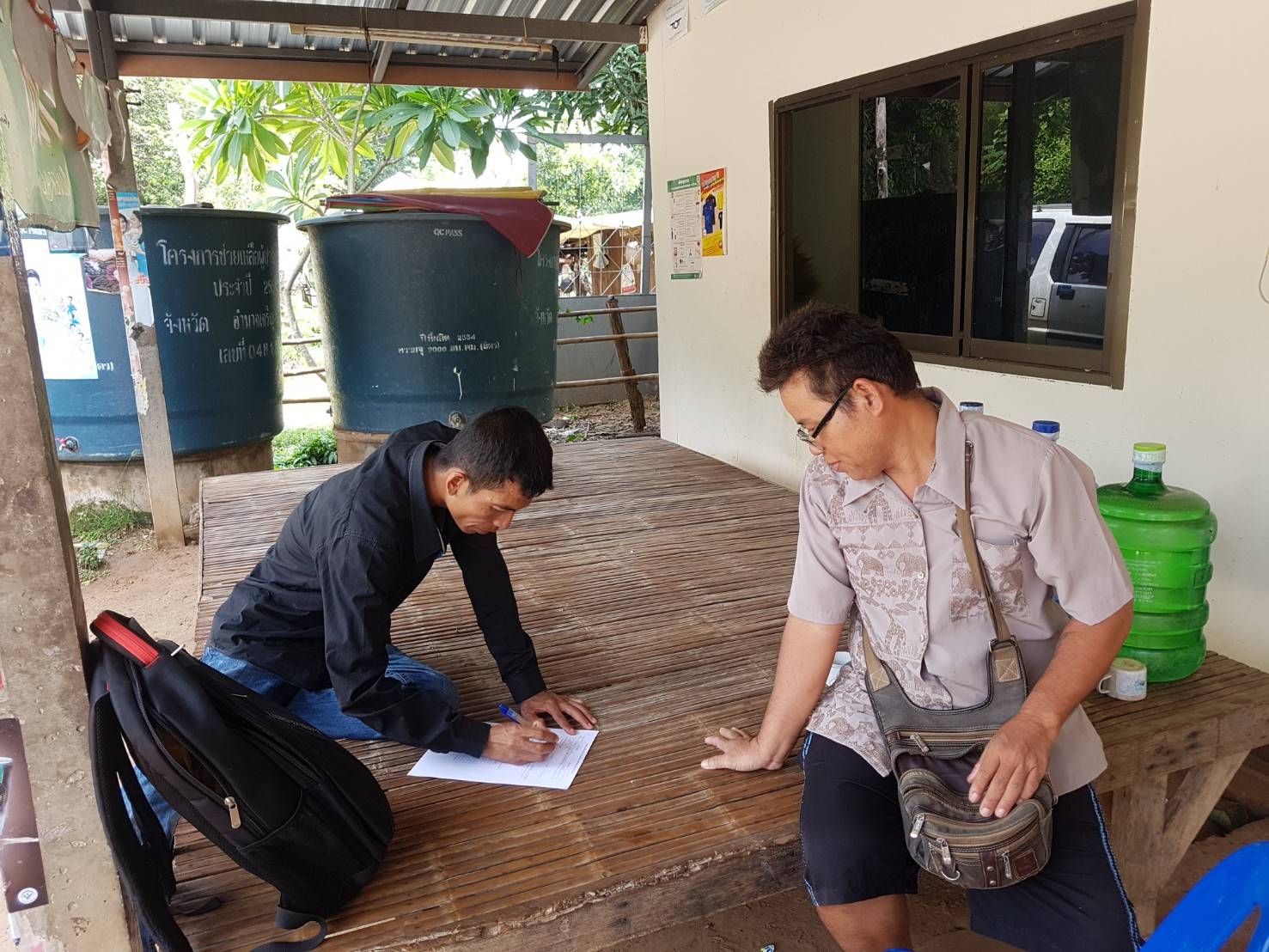 ลงพื้นที่สัมภาษณ์ความพึงพอใจและการมีส่วนร่วมของชุมชน