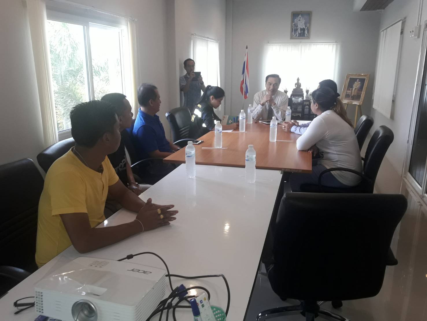 ผู้ตรวจราชการกรมสวัสดิการและคุ้มครองแรงงานตรวจเยี่ยมการปฏิบัติงาน PIPO สุราษฎร์ธานี..คลิก
