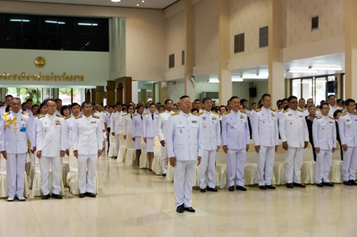 ร่วมพิธีลงนามถวายพระพรชัยมงคลสมเด็จพระนางเจ้าสิริกิติ์ พระบรมราชินีนาถ ในรัชกาลที่ 9 เนื่องในโอกาสวันเฉลิมพระชนมพรรษา 83 พรรษา 12 สิงหาคม..คลิก