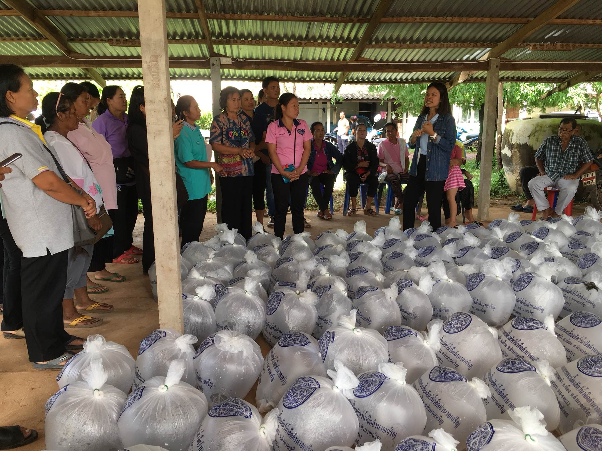 ส่งมอบปัจจัยการผลิต พันธุ์ปลาตะเพียนขาวและปลานิล ขนาด 3-5 ซม. จำนวน 86,500 ตัว..คลิก