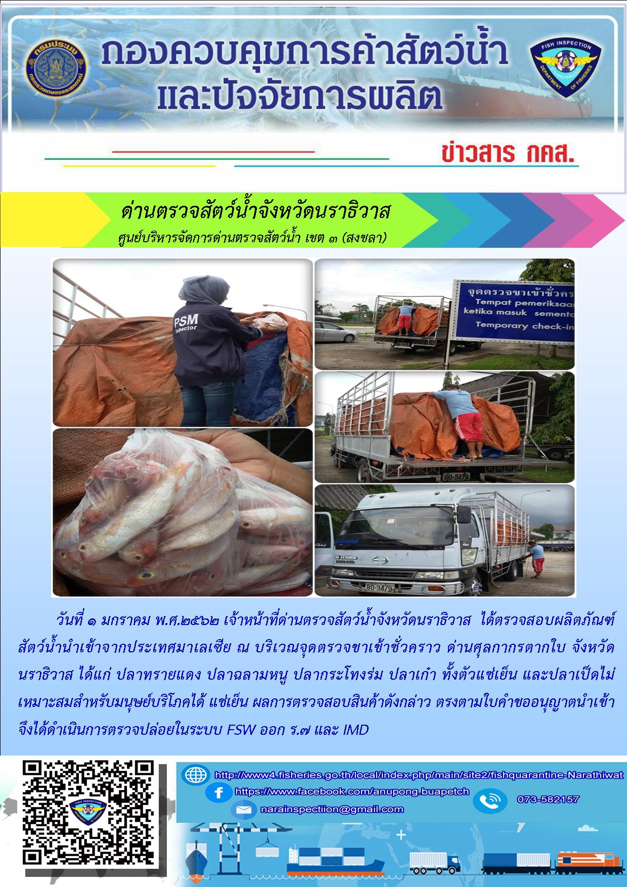 ประชาสัมพันธ์ประจำวันที่ 1 มกราคม 2562..คลิก