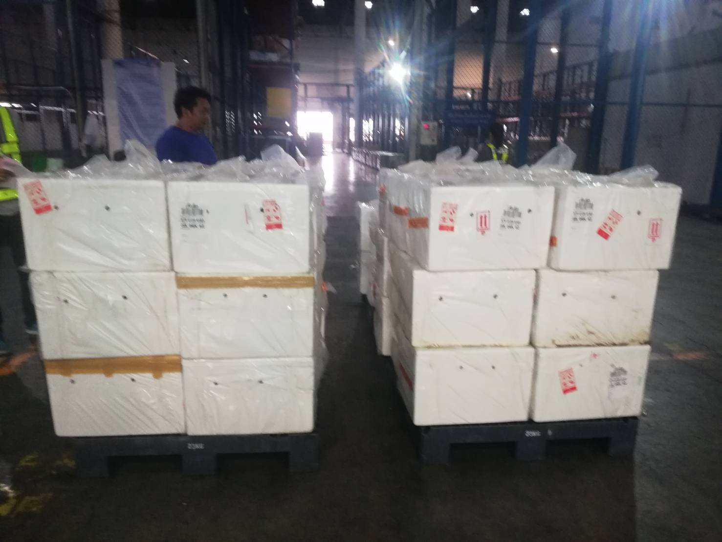 ด่านตรวจสัตว์นำ้ท่าอากาศยานดอนเมือง ตรวจสอบสินค้าสัตว์นำ้นำเข้า..คลิก