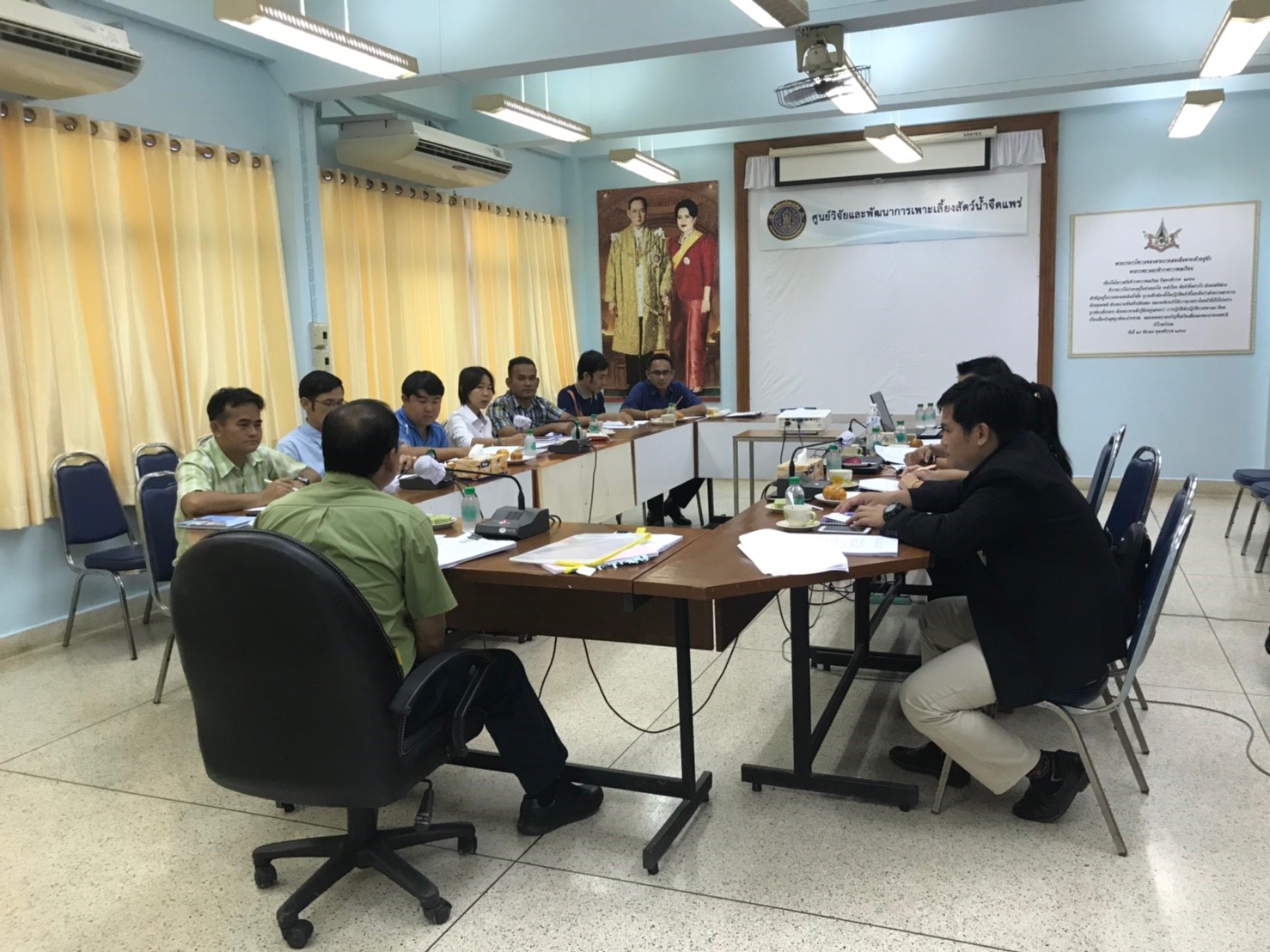 ประชุมแผนยุทธศาสตร์การพัฒนาศูนย์วิจัยและพัฒนาการเพาะเลี้ยงสัตว์น้ำจืดเขต ๒..คลิก