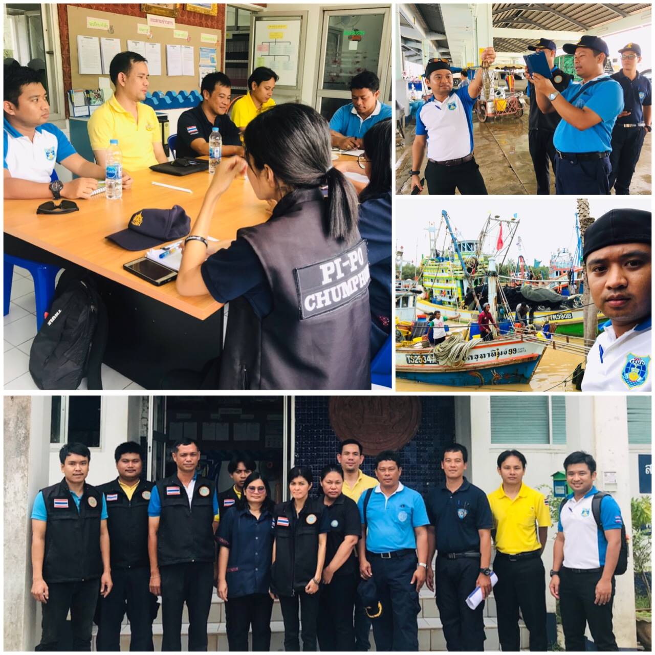 เมื่อวันที่ 5 - 8 กันยายน 2562 นายธีระพงษ์ อภัยภักดี ผู้อำนวยการศูนย์ควบคุมการแจ้งเข้า - ออก เรือประมงเขต 2 (สงขลา) ได้มอบหมายให้นายยุทธพงษ์ พงษ์อักษร หัวหน้าศูนย์ควบคุมการแจ้งเข้า - ออก เรือประมงนราธิวาส เป็นผู้แทนศจร.เขต 2 ทำหน้าที่เป็นชุดปฏิบัติการเพื่อตรวจสอบและติดตามการดำเนินงานของศูนย์ควบคุมการแจ้งเข้า – ออกเรือประมงในพื้นที่ เขต 1..คลิก