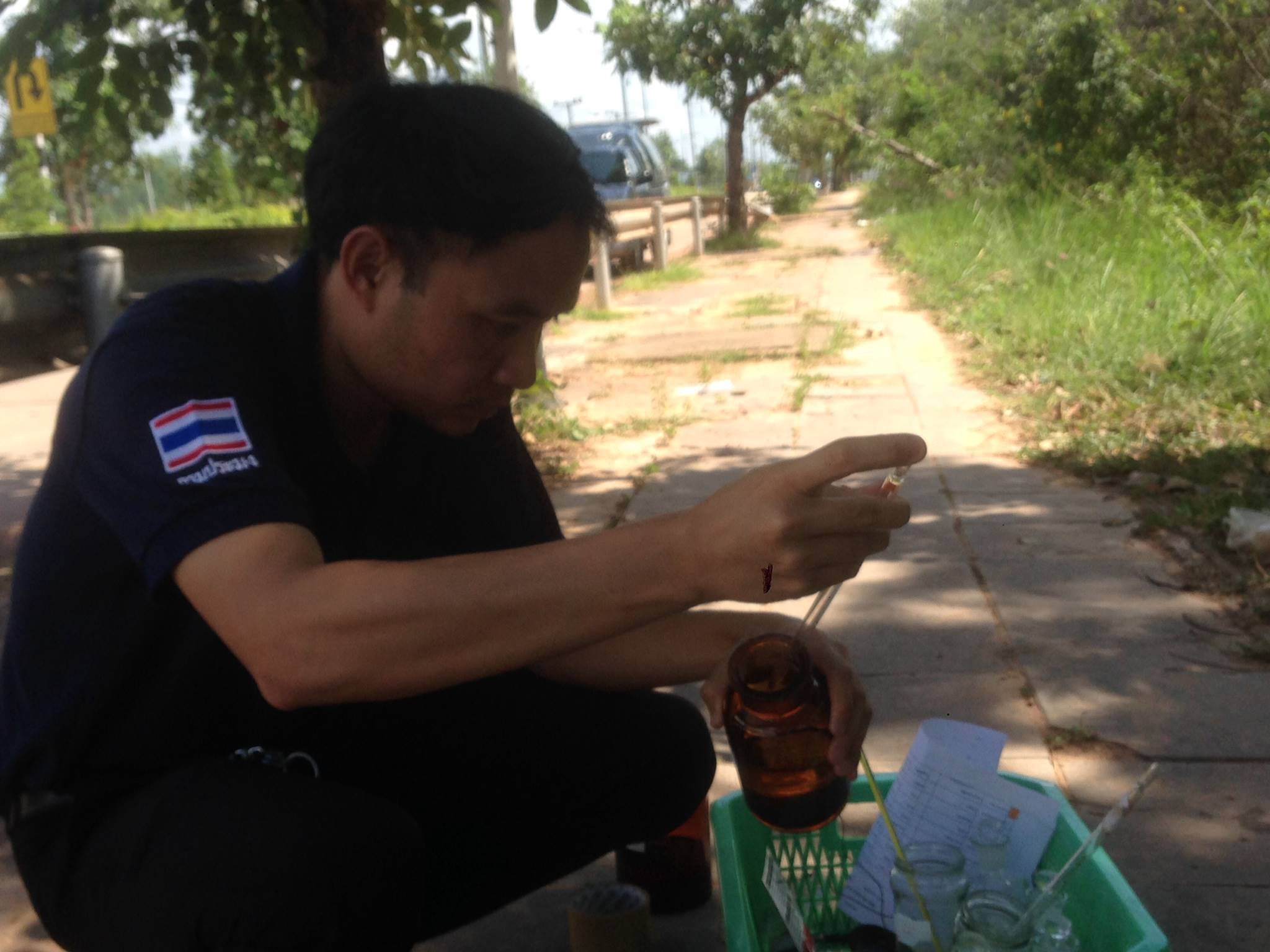 ลงพื้นที่สำรวจคุณภาพน้ำในแม่น้ำและแหล่งน้ำสำคัญที่สัตว์น้ำอาศัยอยู่ ของจังหวัดอำนาจเจริญ..คลิก